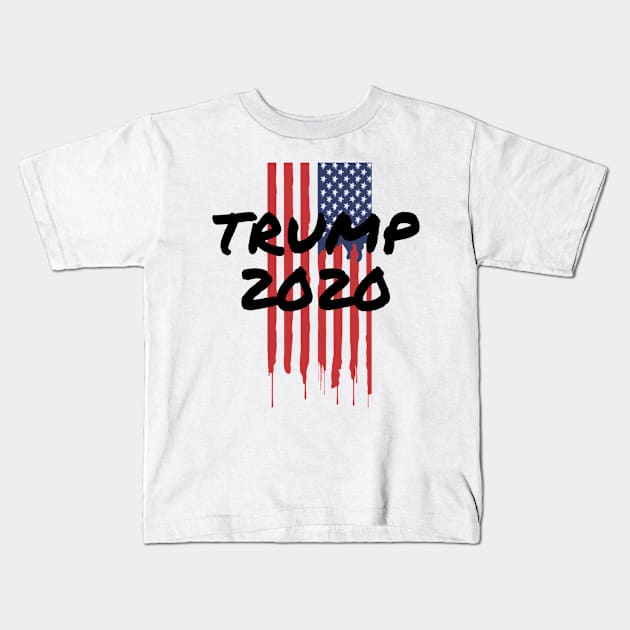 DONALD TRUMP Kids T-Shirt by Rebelion